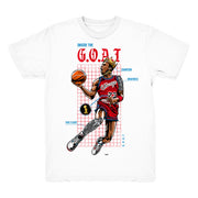 Women 4 What The 4 shirt | Goat Blueprint - Retro 4 What The 4s 2019 / White tee shirts