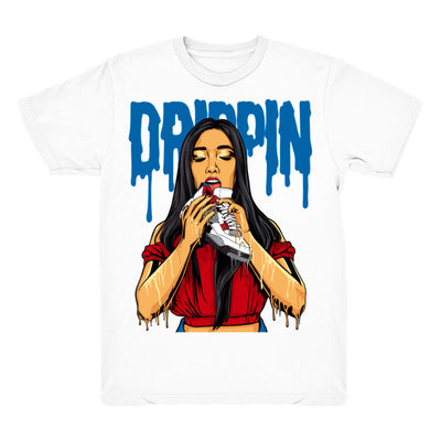 Women 4 What The 4 shirt | 4s Drippin - Retro 4 What The 4s 2019 / White tee shirts