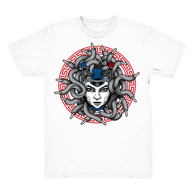 Women 4 What The 4 shirt | Medusa Laced - Retro 4 What The 4s 2019 / White tee shirts