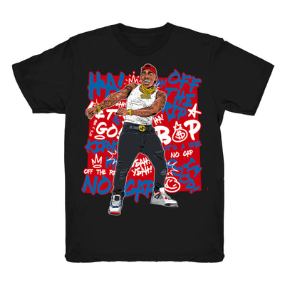 Youth 4 What The 4 shirt | Dababy Lets Go! - Retro 4 What The 4s 2019 / black tee shirts