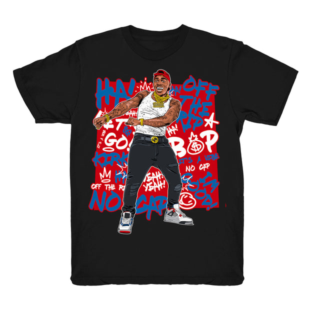 Youth 4 What The 4 shirt | Dababy Lets Go! - Retro 4 What The 4s 2019 / black tee shirts