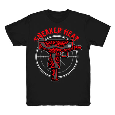 Women 11 Bred shirt | Bred 11 Sneaker Heat - Retro 11 Bred 2019 / black tee shirts