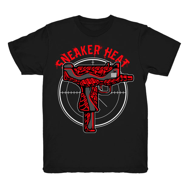 Women 11 Bred shirt | Bred 11 Sneaker Heat - Retro 11 Bred 2019 / black tee shirts