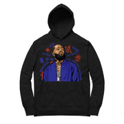 Women 4 Winter Hoodie | Nipsey Forever Fly - Retro 4 Winter Loyal Blue / Black Hooded Sweatshirt