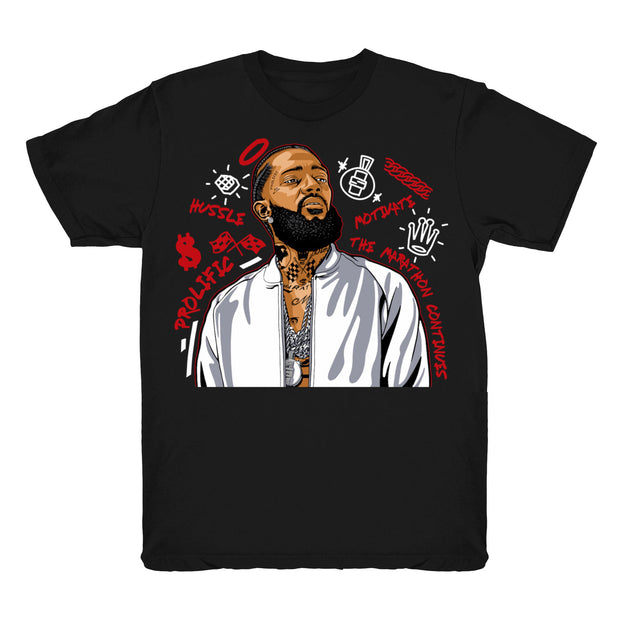 Women 13 Reverse He Got Game shirt | Nipsey Forever Fly - Retro 13 He Got Game 2020 / Black tee shirts