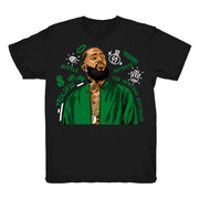 Women 1 Pine Green shirt | Nipsey Forever Fly - Retro 1 Pine Green 2.0 / black tee shirts