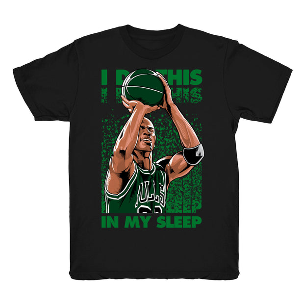 Youth 1 Pine Green shirt | I Do This - Retro 1 Pine Green 2.0 / black tee shirts