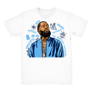 Women 3 UNC shirt | Nipsey Forever Fly - Retro 3 UNC 2020 / White tee shirts