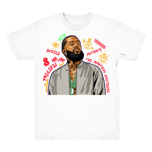 Women 6 Hare shirt | Nipsey Forever Fly - Retro 6 Hare 2020 / White tee shirts