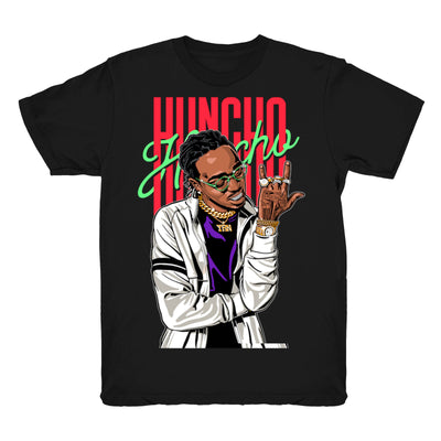 Youth 6 Hare shirt | Huncho Flex - Retro 6 Hare 2020 / Black tee shirts