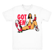 Women 6 Hare shirt | Got Em - Retro 6 Hare 2020 / White tee shirts