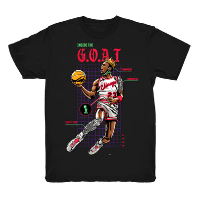 Youth 6 Hare shirt | Goat Blueprint - Retro 6 Hare 2020 / Black tee shirts