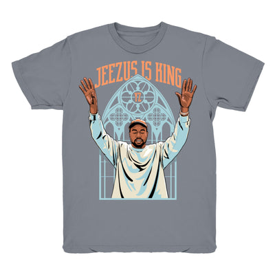 Men Boost Inertia 700 shirt | Jeezus Is King - Inertia 700 / Grey tee shirts