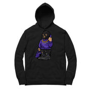 Women 12 Dark Concord Hoodie | Trap Bear - Retro 12 Dark Concord 2020 / Black Hooded shirt