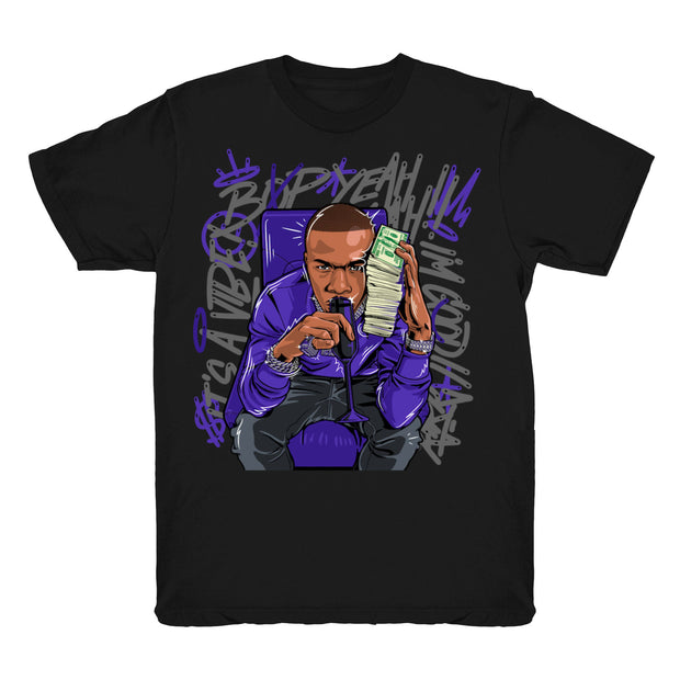 Youth 12 Dark Concord shirt | Billion Dollar Baby - Retro 12 Dark Concord / Black tee shirts