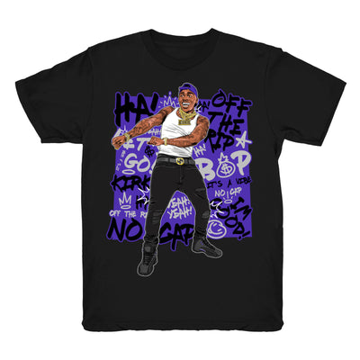 Youth 12 Dark Concord shirt | DaBaby Lets Go - Retro 12 Dark Concord / Black tee shirts