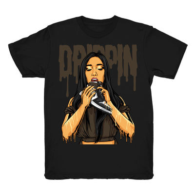 Youth 1 Mocha shirt | Drippin 1s - Retro 1 OG High Dark Mocha 2020 / Black tee shirts