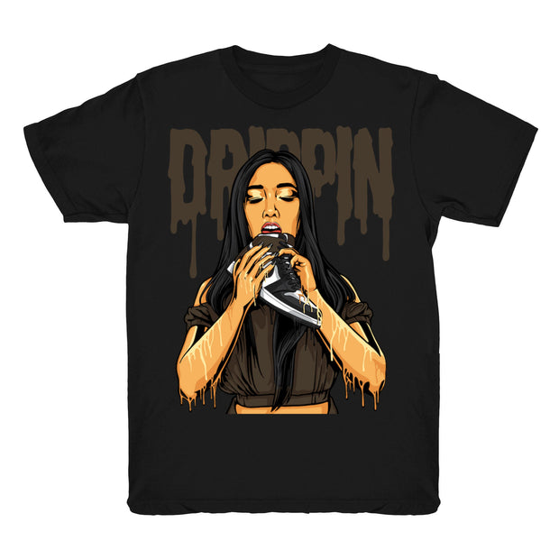 Youth 1 Mocha shirt | Drippin 1s - Retro 1 OG High Dark Mocha 2020 / Black tee shirts