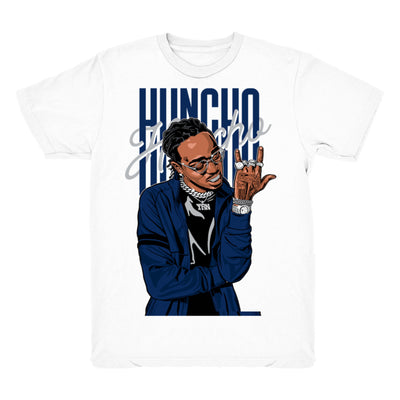 Youth 1 Midnight Navy shirt | Huncho Flex - Retro 1 High OG CO.JP Midnight Navy / White tee shirts