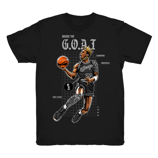 Women 11 Jubilee shirt | Goat Blueprint - Retro 11 25th Anniversary tees / black t-shirts