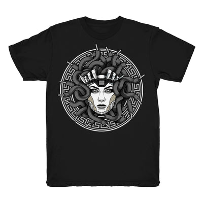 Women 11 Jubilee shirt | Medusa Laced XI - Retro 11 25th Anniversary tees / black t-shirts