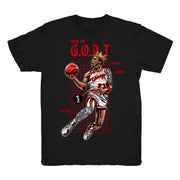 Women 4 Fire Red shirt | Goat Blueprint - Retro 4 Fire Red OG / Black tee shirts