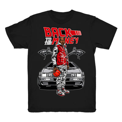 Youth 4 Fire Red shirt | To The Money - Retro 4 Fire Red OG / Black tee shirts