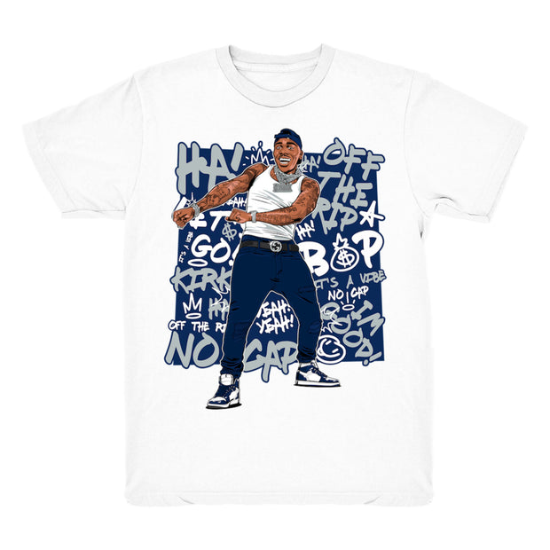 Youth 1 Midnight Navy shirt | DaBaby Vibes - Retro 1 High OG CO.JP Midnight Navy / White tee shirts