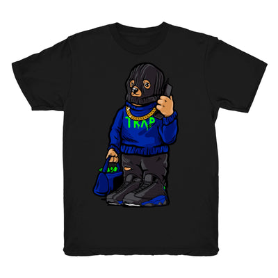 Women 13 Hyper Royal shirt | Trap Bear - Retro 13 Hyper Royal 2020 / Black tee shirts