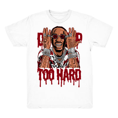 Youth 6 Carmine shirt | Drip Too Hard - Retro 6 Carmine / White tee shirts