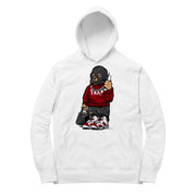 Women 6 Carmine Hoodie | Trap Bear - Retro 6 Carmine 2021 / White Hooded shirt