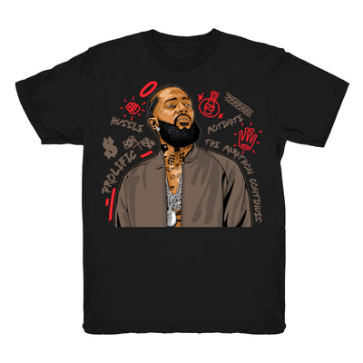 Women 4 Taupe Haze shirt | Nipsey Forever Fly - Retro 4 Taupe Haze 2021 / Black tee shirts