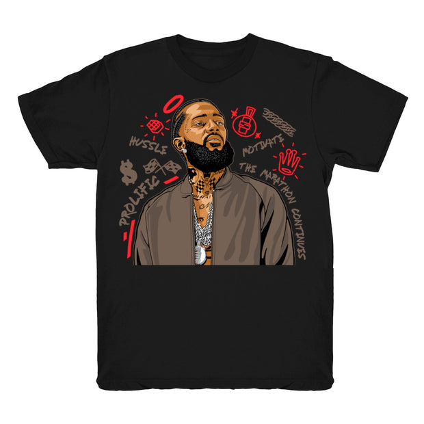 Women 4 Taupe Haze shirt | Nipsey Forever Fly - Retro 4 Taupe Haze 2021 / Black tee shirts