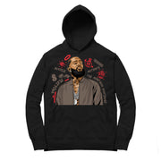 Women 4 Taupe Haze Hoodie | Nipsey Forever Fly - Retro 4 Taupe Haze / Black Hooded shirt