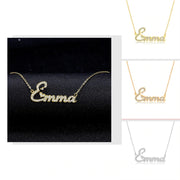 Crystal Pendant Necklace for Women Iced Out Zirconia Necklaces Women Personalized Necklace with Names Initial Letters