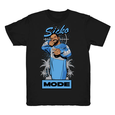 Women 4 UNC shirt | Drake Sicko Mode - Retro 4 UNC 2021 / Black tee shirts