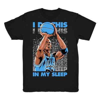 Youth 4 UNC shirt | I Do This - Retro 4 UNC 2021 / Black tee shirts