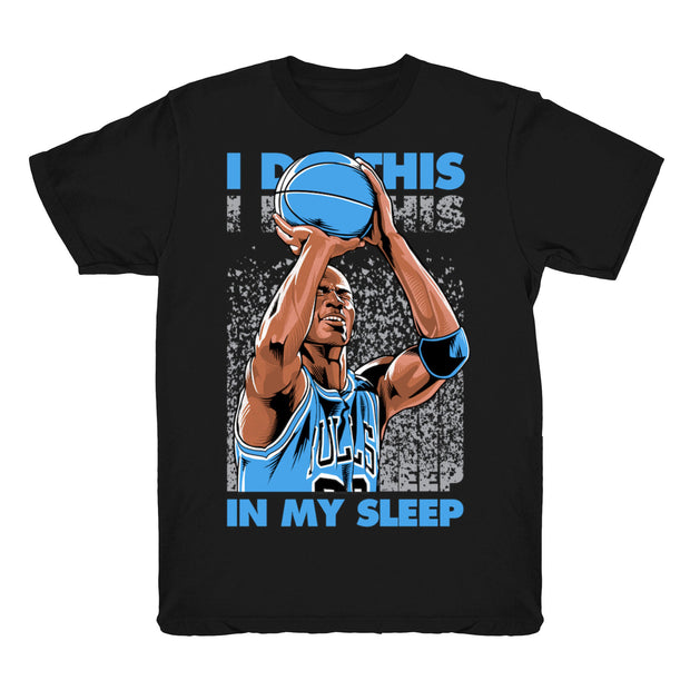 Youth 4 UNC shirt | I Do This - Retro 4 UNC 2021 / Black tee shirts