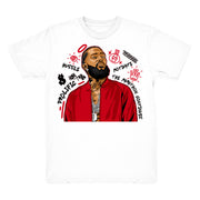 Women 12 Twist shirt | Nipsey Forever Fly - Retro 12 Twist / White tee shirts